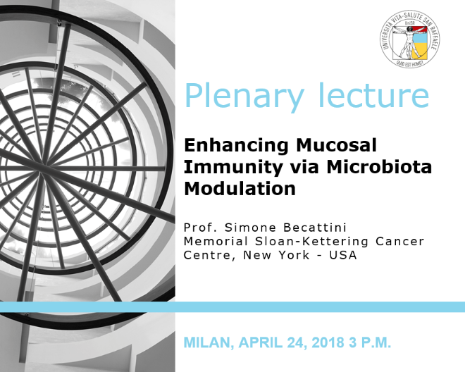 Plenary Lecture: “Enhancing Mucosal Immunity via Microbiota Modulation”