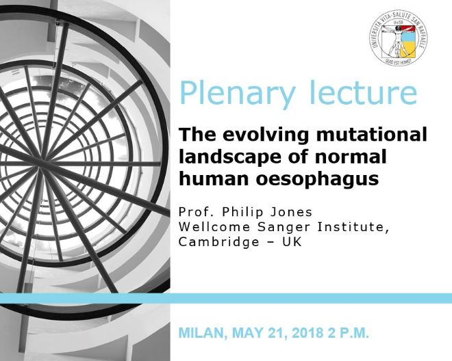 Plenary Lecture: “The evolving mutational landscape of normal human oesophagus”
