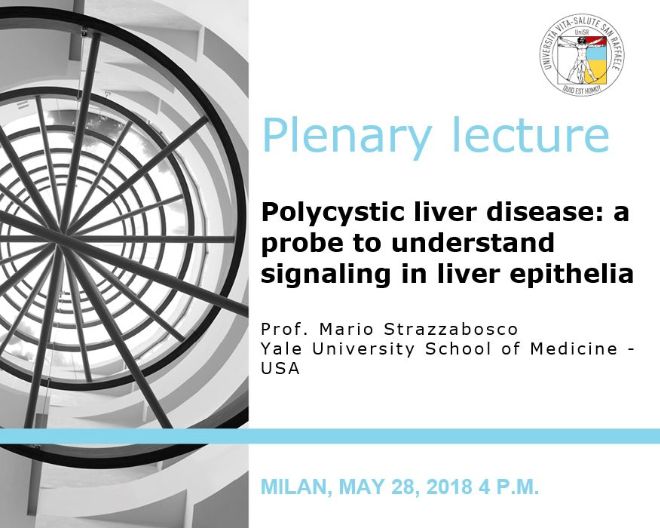 Plenary Lecture: “Polycystic liver disease: a probe to understand signaling in liver epithelia”