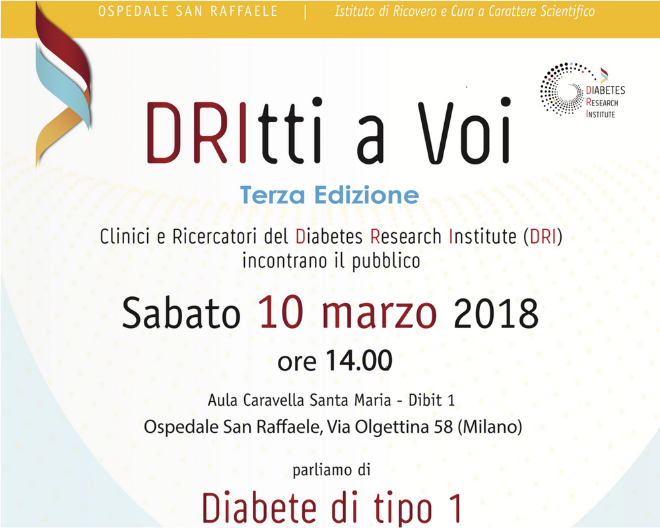 DRItti a Voi: la ricerca sul diabete aperta al grande pubblico