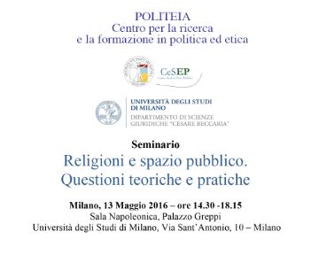Religioni e spazio pubblico. Questioni teoriche e pratiche