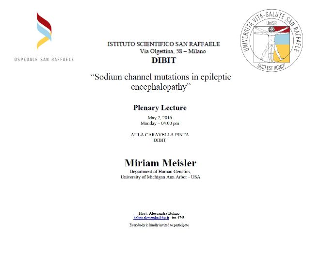 Sodium channel mutations in epileptic encephalopathy