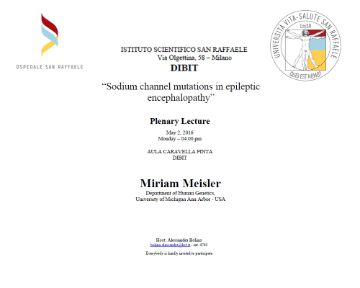 Sodium channel mutations in epileptic encephalopathy