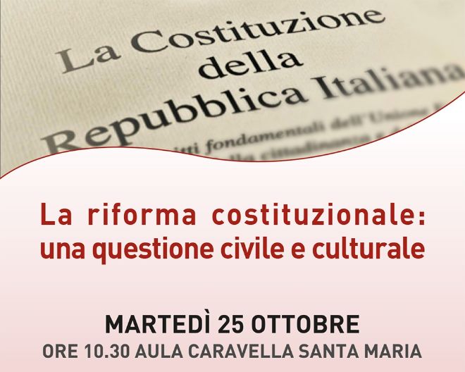 La riforma costituzionale: una questione civile e culturale