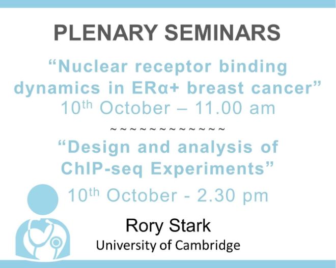 Plenary lecture: Rory Stark  from Cancer Research UK Cambridge Institute