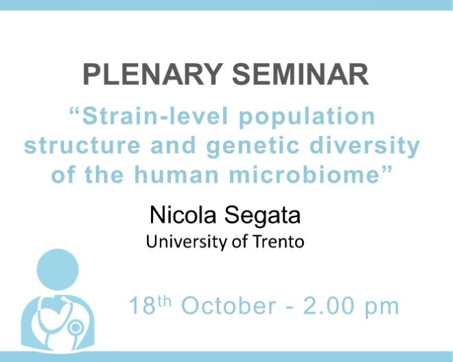 Plenary Lecture: “Strain-level population structure  and genetic diversity  of the human microbiome”