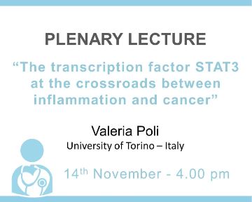 Plenary Lecture: “The transcription factor STAT3 at the crossroads between inflammation and cancer”