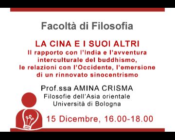 La Cina come Altro, fra distanza e prossimità: sguardi sulle tradizioni di pensiero cinesi, dalle fonti antiche alle rivisitazioni attuali.