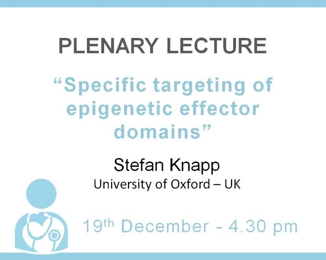 Plenary Lecture: “Specific targeting of epigenetic effector domains”