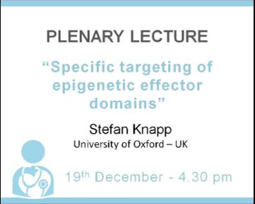 Plenary Lecture: “Specific targeting of epigenetic effector domains”