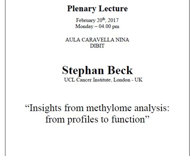 Plenary Lecture: Insights from methylome analysis: from profiles to function