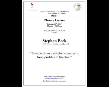 Plenary Lecture: Insights from methylome analysis: from profiles to function