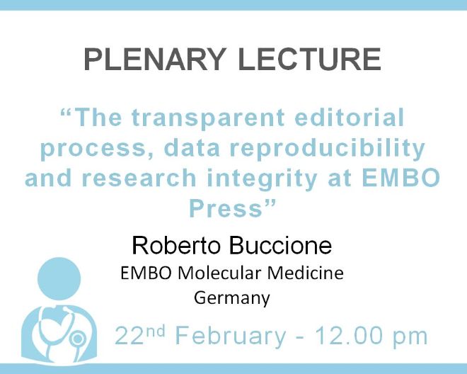 Plenary Lecture: The transparent editorial process, data reproducibility and research integrity at EMBO Press