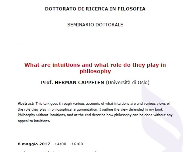 What are intuitions and what role do they play in philosophy