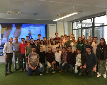 Gli studenti di Fisioterapia UniSR in visita alla “Green Room” di Isokinetic