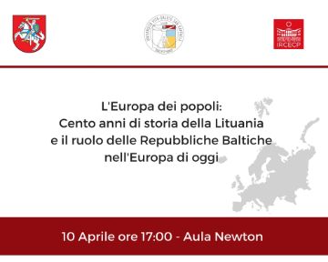 L’Europa dei Popoli: Tavola Rotonda per il Centenario Lituano