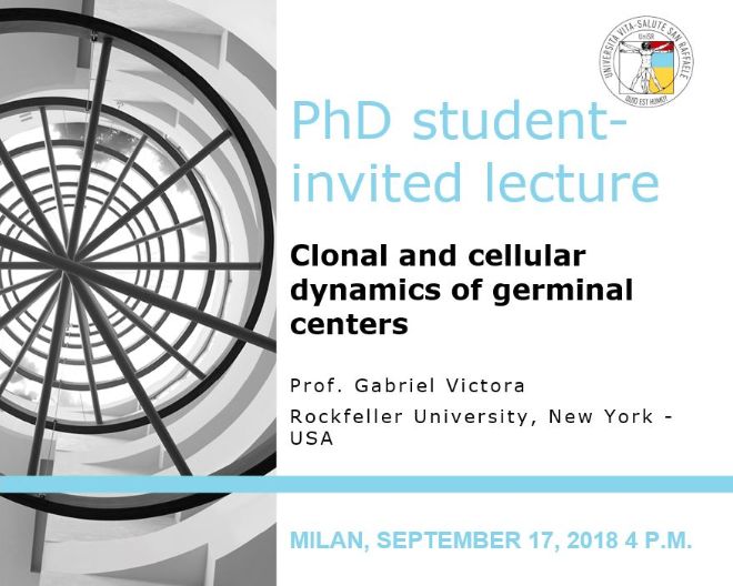 PhD Student – Invited Lecture: “Clonal and cellular dynamics of germinal centers”