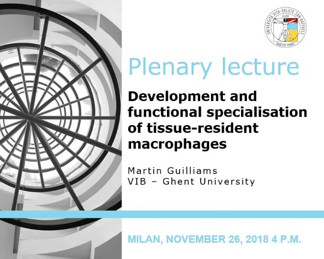 Plenary Lecture: “Development and functional specialisation of tissue-resident macrophages”
