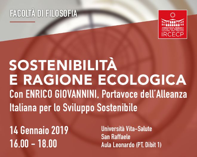 Sostenibilità e ragione ecologica con Enrico Giovannini