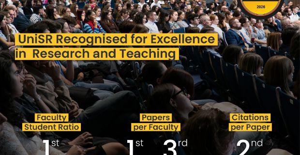 UniSR al 1° posto in Italia per Ricerca e Didattica 