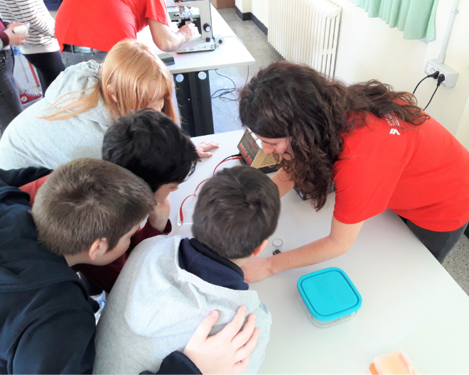 Breakin' Science: San Raffaele researchers bring science to schools
