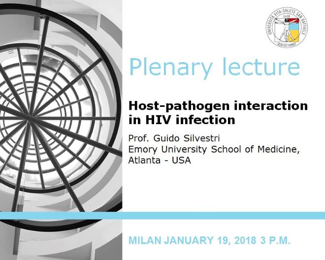 Plenary Lecture: “Host-pathogen interaction in HIV infection”