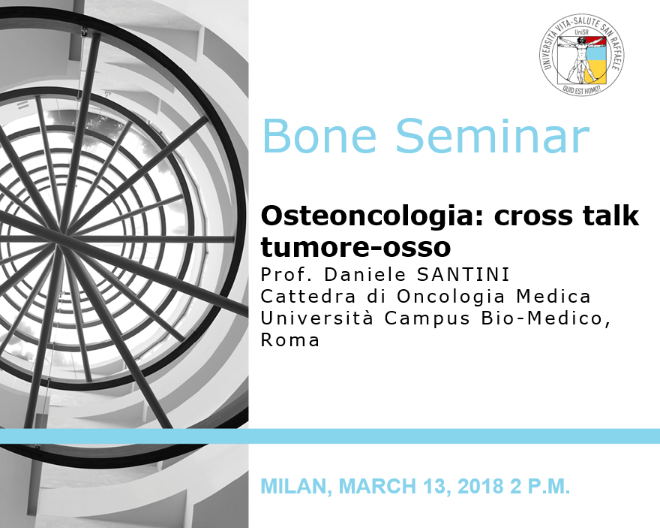 Bone Seminar: “Osteoncologia: crosstalk tumore-osso”