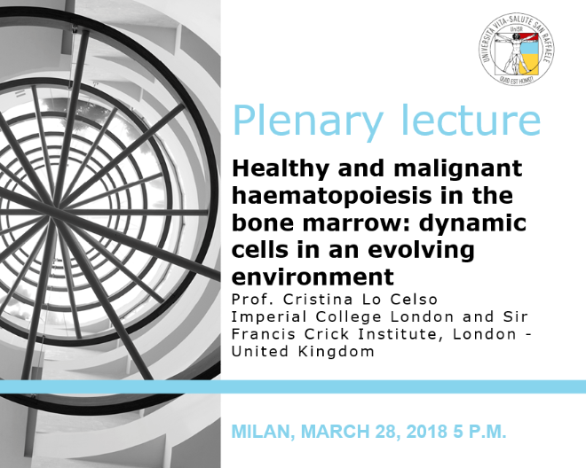 Plenary Lecture: “Healthy and malignant haematopoiesis in the bone marrow: dynamic cells in an evolving environment”