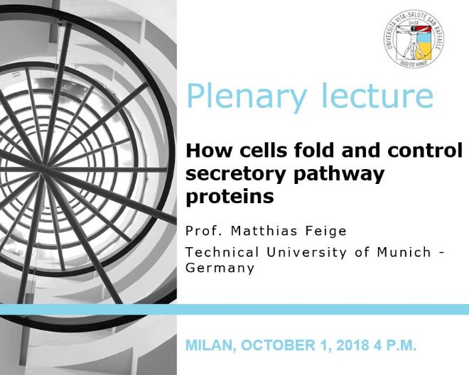 Plenary Lecture: “How cells fold and control secretory pathway proteins”