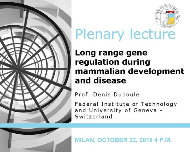 Plenary Lecture: “Long range gene regulation during mammalian development and disease”
